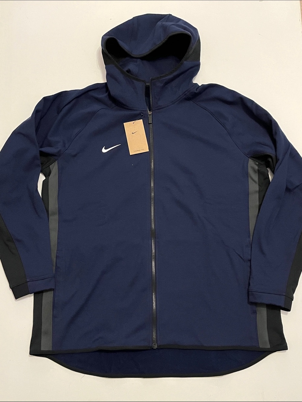 Nike Jacket Men's XL Therma Fit Showtime Full Zip Navy Blue FD1132-427 $95